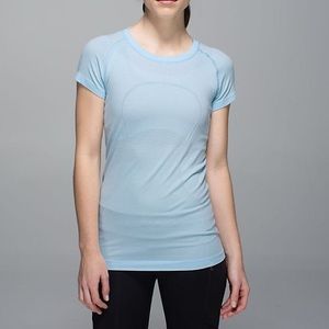 Light blue Lululemon short sleeve